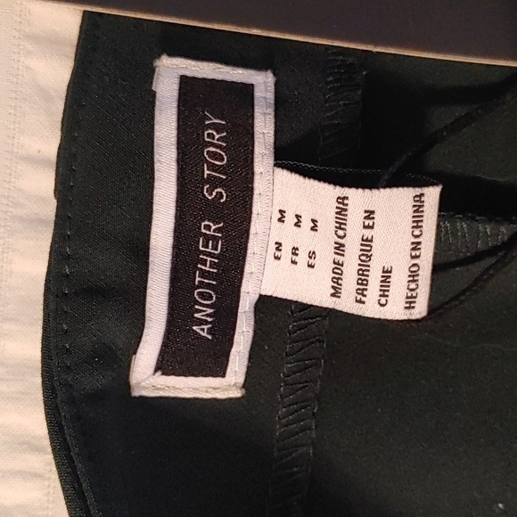 2/$30 NWT Women's Dark Green Another Story Straight Leg Trousers - Picture 5 of 8